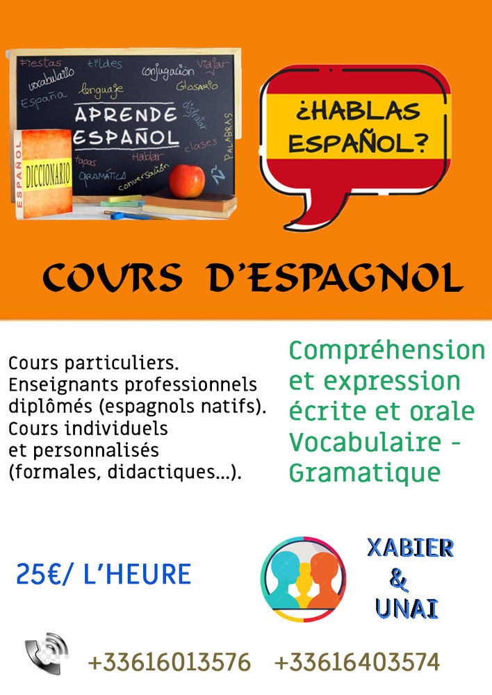 Formateur de langues &eacute;trang&egrave;res. 0 64700 Hendaye
