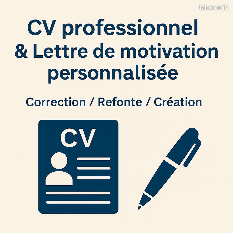 CV & Lettre de motivation - R&eacute;daction / Refonte / Cr&eacute;ation 0 31000 Toulouse