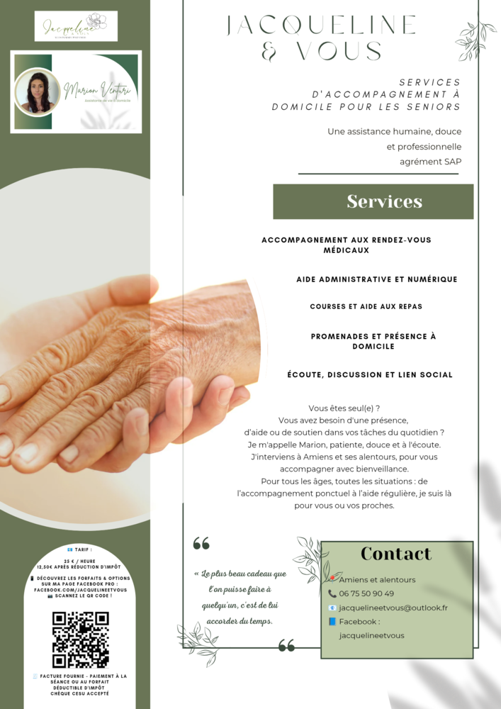 Aide &agrave; la personne 0 80090 Amiens