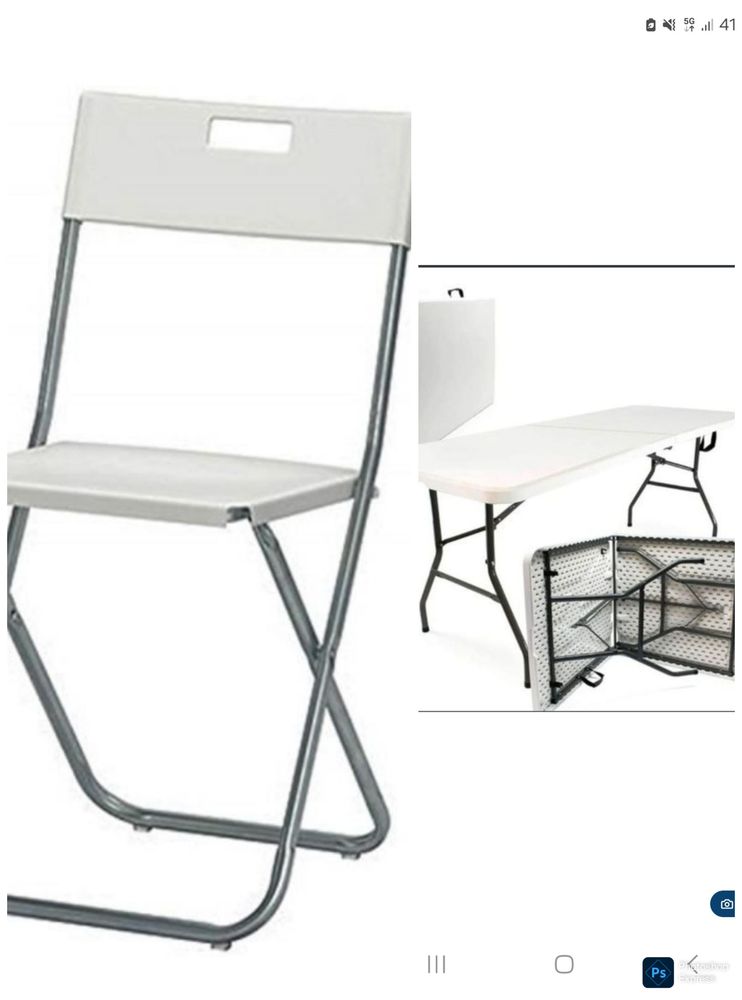 chaises et tables pliantes 0 91140 Villebon-sur-yvette