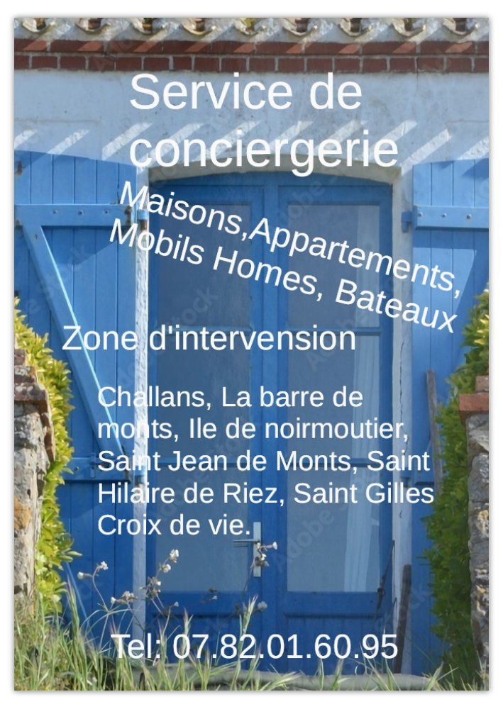 SERVICES DE CONCIERGERIE 0 85710 Bois-de-c�n�