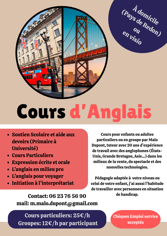 Am&eacute;liorez votre pratique de l'anglais! 0 44460 Saint-nicolas-de-redon