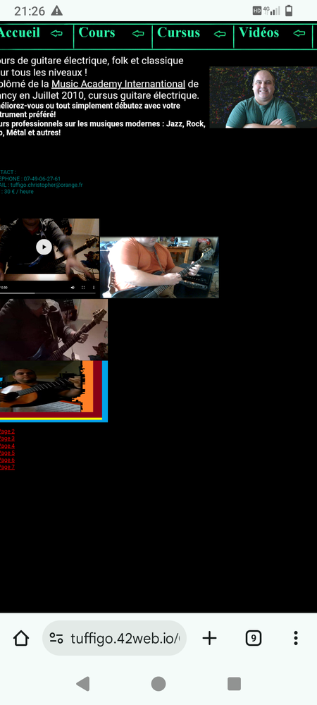 Cours de guitare &eacute;lectrique 0 56000 Vannes