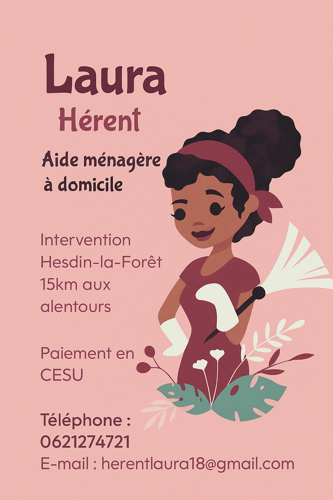 Aide m&eacute;nag&egrave;re &agrave; domicile ? 0 62140 Hesdin