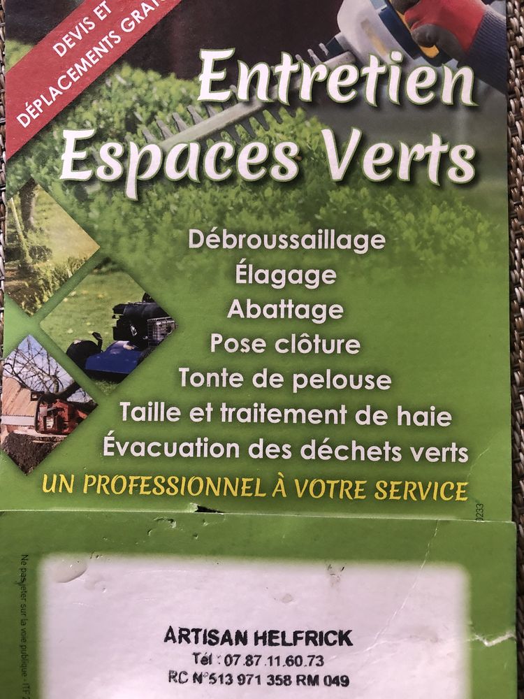 Paysagiste propose ses services en espace vert 0 79100 Thouars