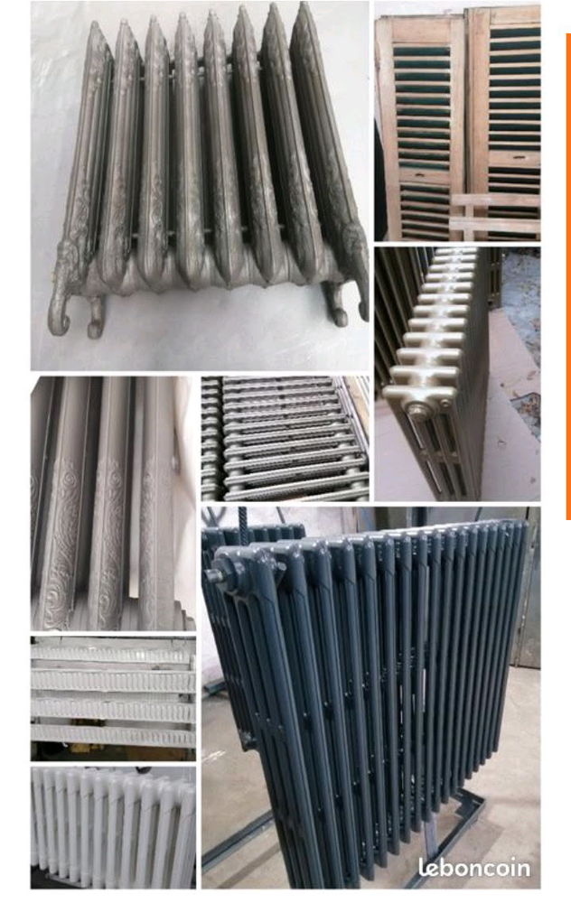 D&eacute;capage sablage des radiateurs en fontes 
0 92000 Nanterre