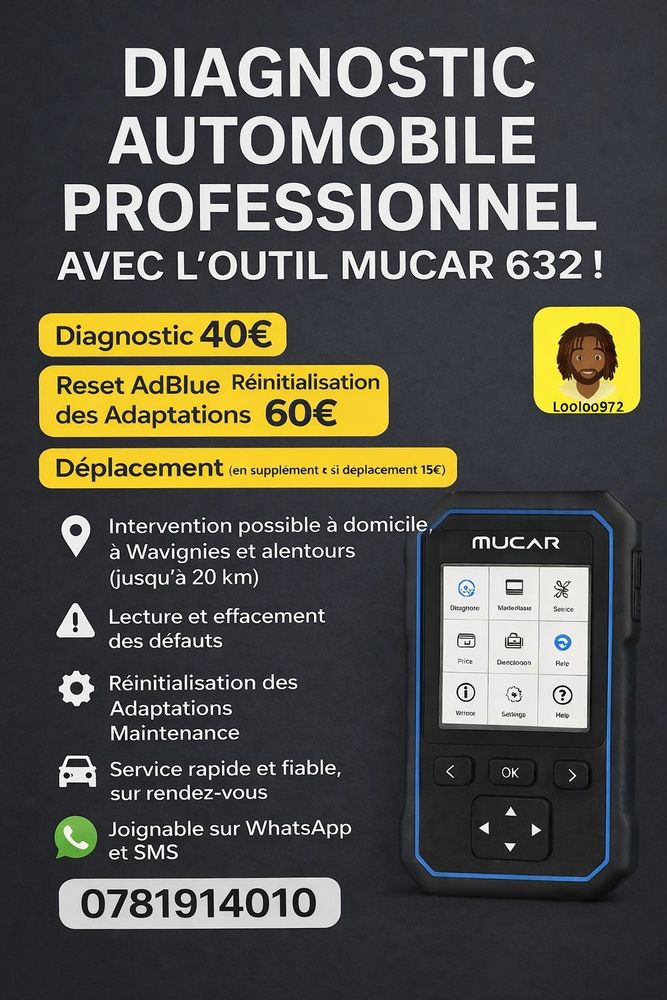 M&eacute;canique auto 0 60130 Wavignies