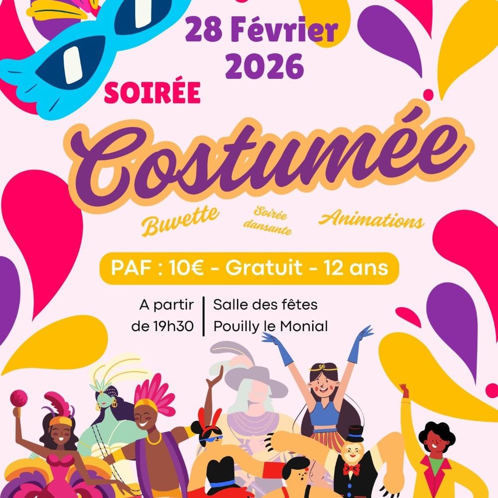 Soir&eacute;e dansante costum&eacute;e 0 69640 Jarnioux