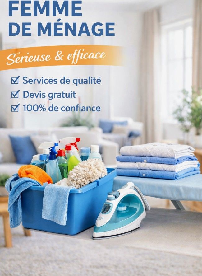 Employ&eacute;e de maison - entretien et conciergerie priv&eacute;e 0 86000 Poitiers