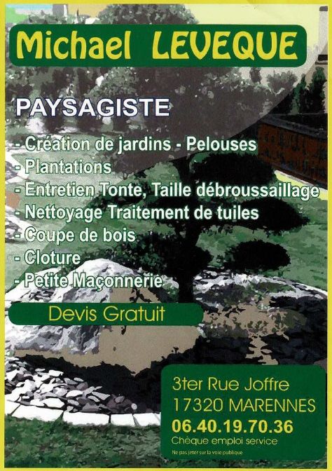 PAYSAGISTE 0 17320 Marennes