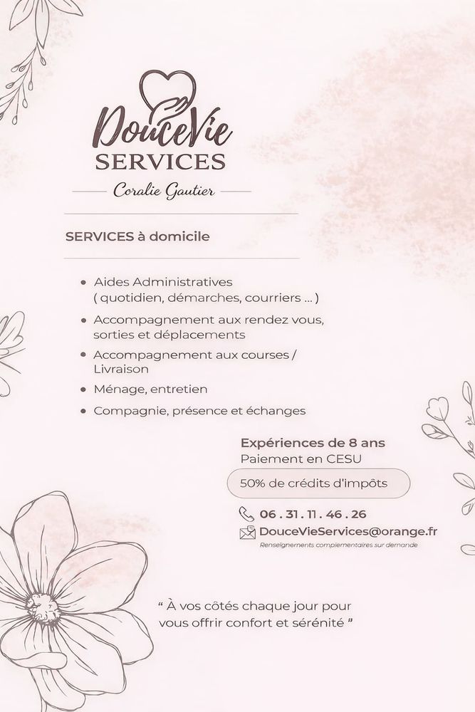 Service &agrave; la personne 0 85300 Sallertaine