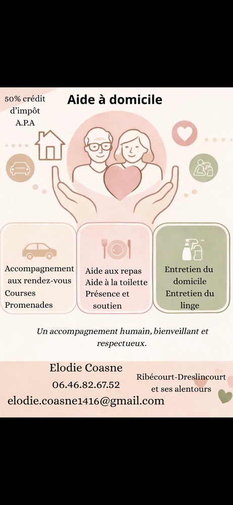 Auxiliaire de Vie CESU 0 60170 Rib�court-dreslincourt