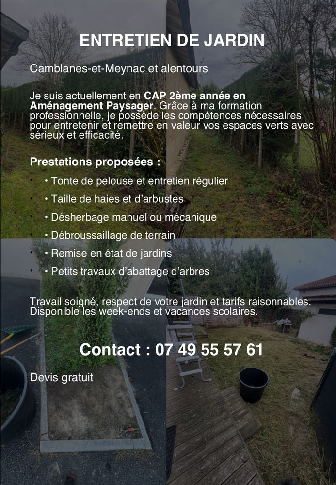 paysagiste 0 33360 Camblanes-et-meynac