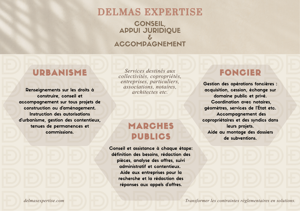 Accompagnement en urbanisme, foncier et march&eacute;s publics 0 06510 Le broc