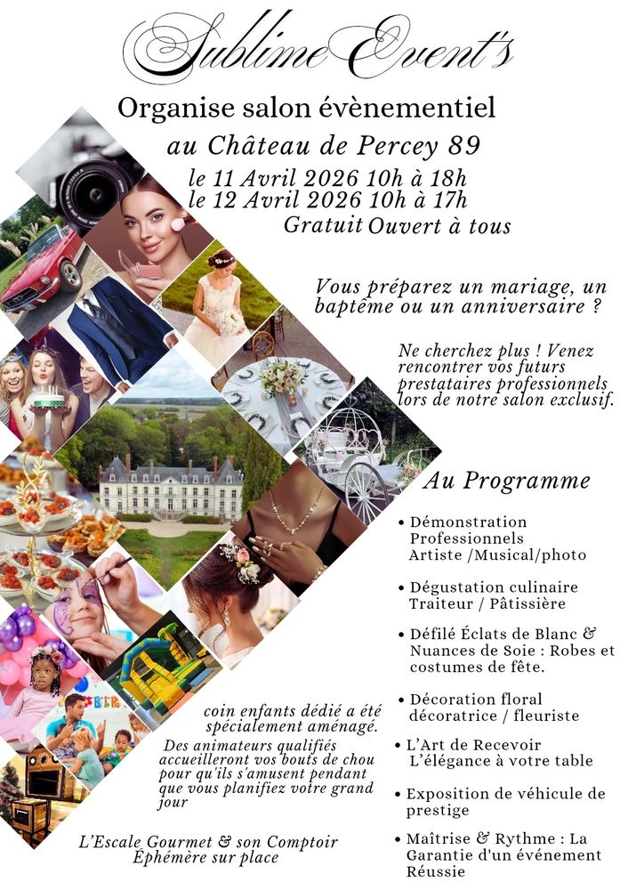 Salon &eacute;v&eacute;nementiel gratuit 0 89360 Percey