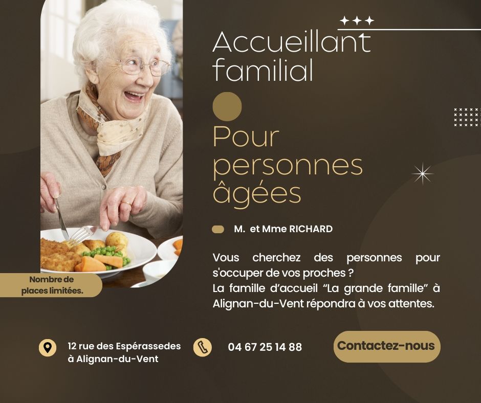 Famille d accueil personnes agees 0 34290 Alignan-du-vent