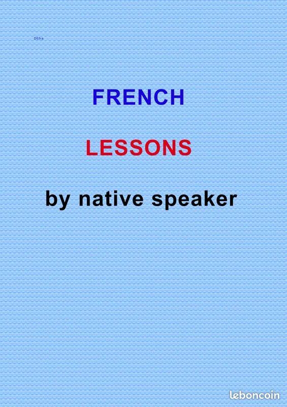 Cours de Fran&ccedil;ais - French lesson 0 94110 Arcueil