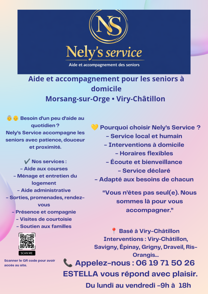 Aide &agrave; la personne 0 91170 Viry-ch�tillon