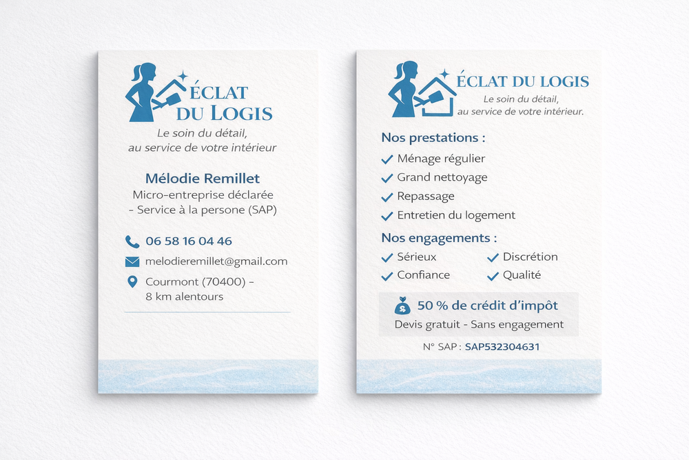 &Eacute;clat du logis - m&eacute;nage &agrave; domicile 0 70400 Courmont