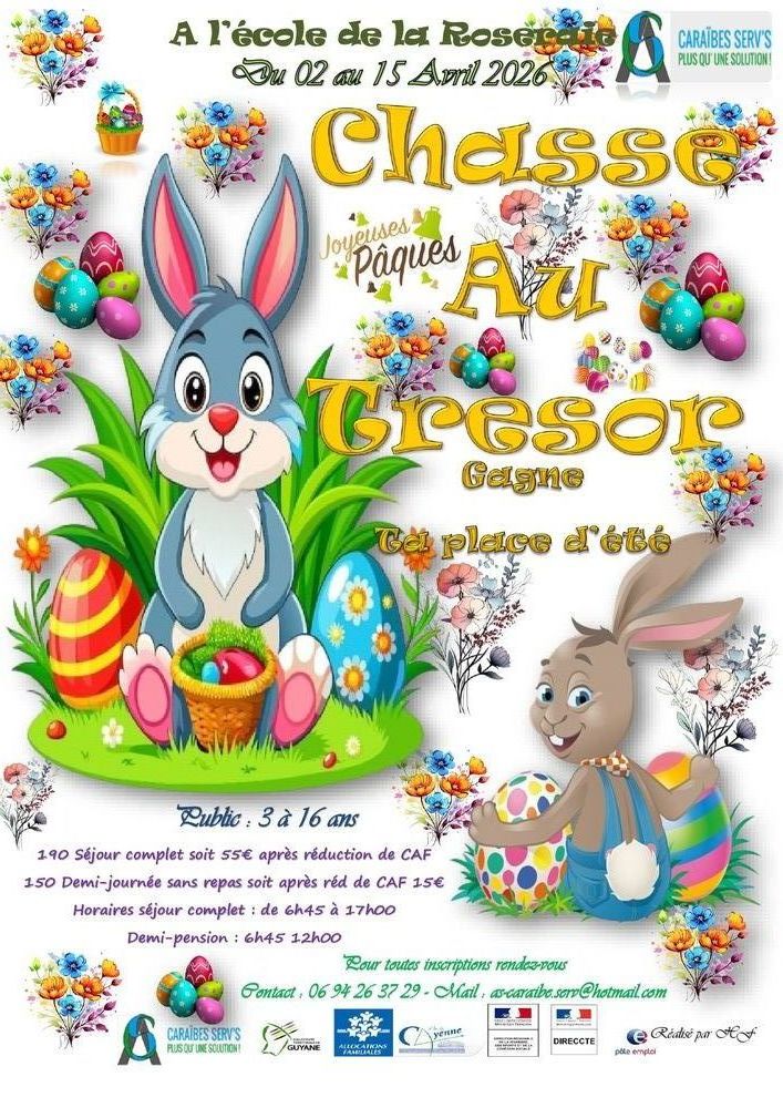 CENTRE DE LOISIRS PAQUES 2026 0 97300 Cayenne