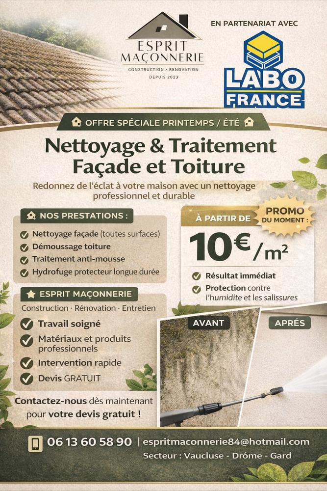 ESPRIT MACONNERIE  0 84150 Viol�s