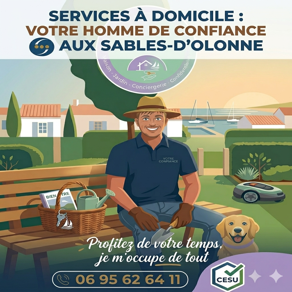 Multiservices jardin, maison et services &agrave; la personne 0 85100 Les sables-d'olonne
