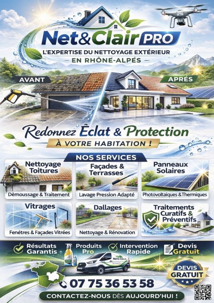 Nettoyage Demoussage Toiture Fa&ccedil;ade Terrasse 0 42000 Saint-�tienne