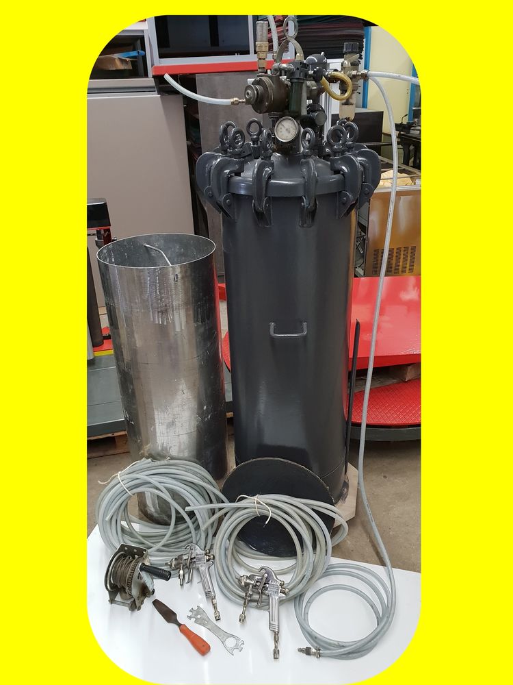 Cuve sous pression 150 l 11 brides 2 pistolet peinture 1200 22130 Bourseul