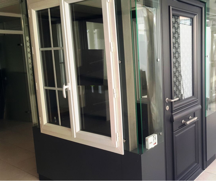 Modules de pr&eacute;sentation VERRE pour 3 fen&ecirc;tres 1 porte entr&eacute;e 2000 94450 Limeil-br�vannes