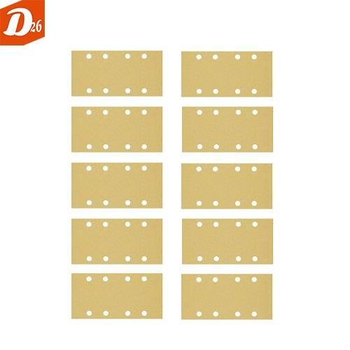 10 feuilles abrasives BOSCH 93x186mm 8 Trous Grain K80 P80 5 26290 Les granges-gontardes