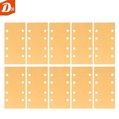 10 feuilles abrasives BOSCH 93x186mm 8 Trous Grain K120 P120 5 26290 Les granges-gontardes