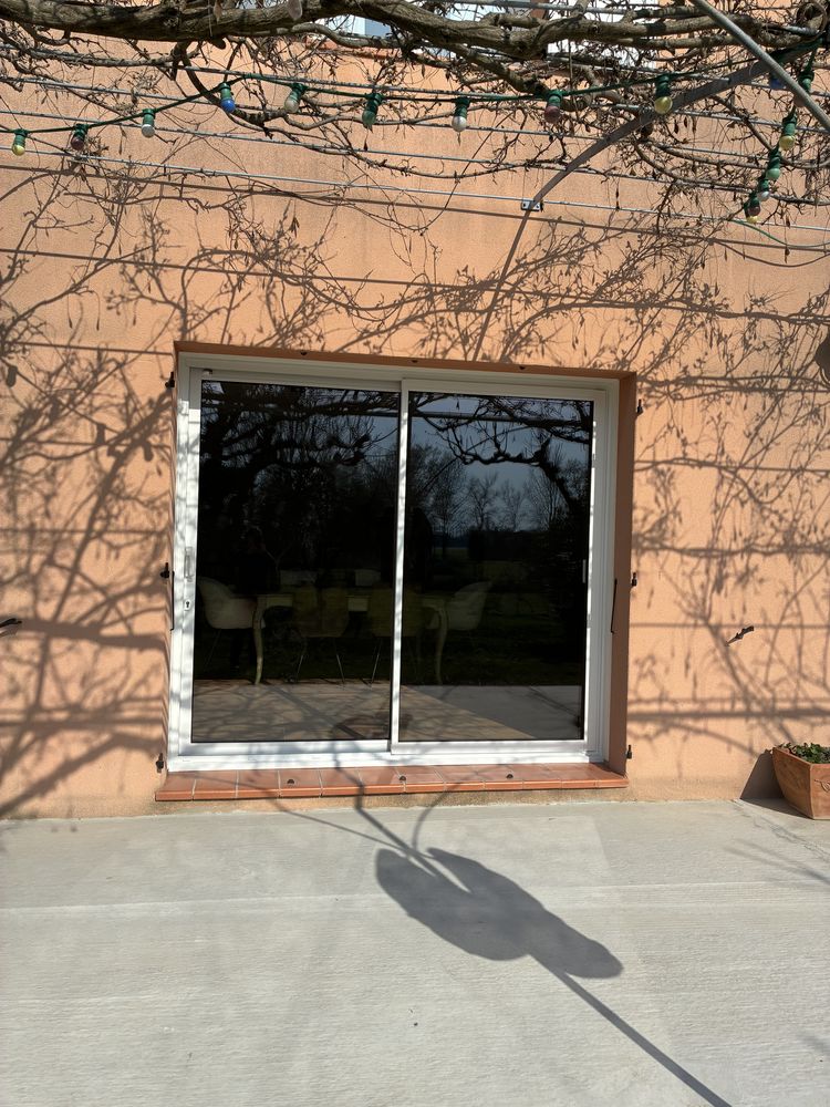 Coulissant Aluminium Blanc 2 VTX 1100 84100 Orange