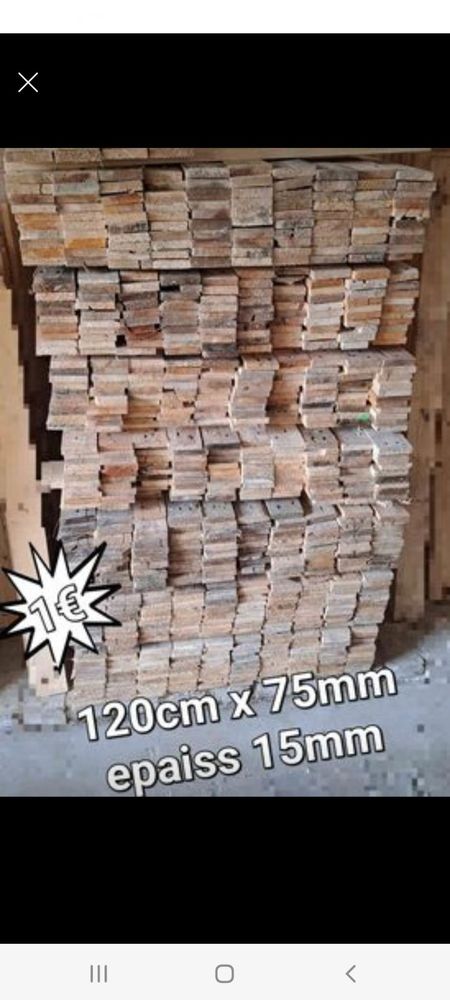 planches de bois de palettes sans clous 1 62960 Beaumetz-l�s-aire