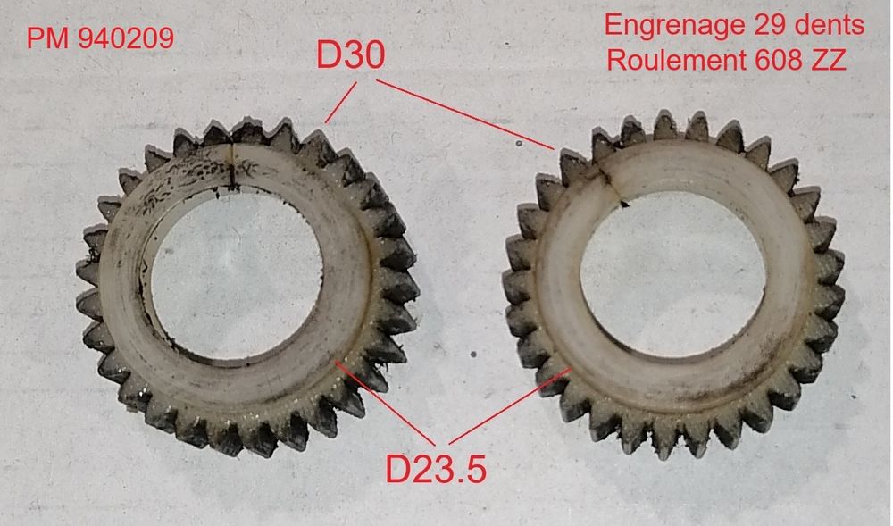 engrenage pour tour Promac 940C 10 28240 Manou