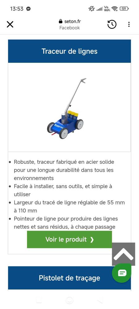 traceur de ligne professionnel 100 08700 Nouzonville