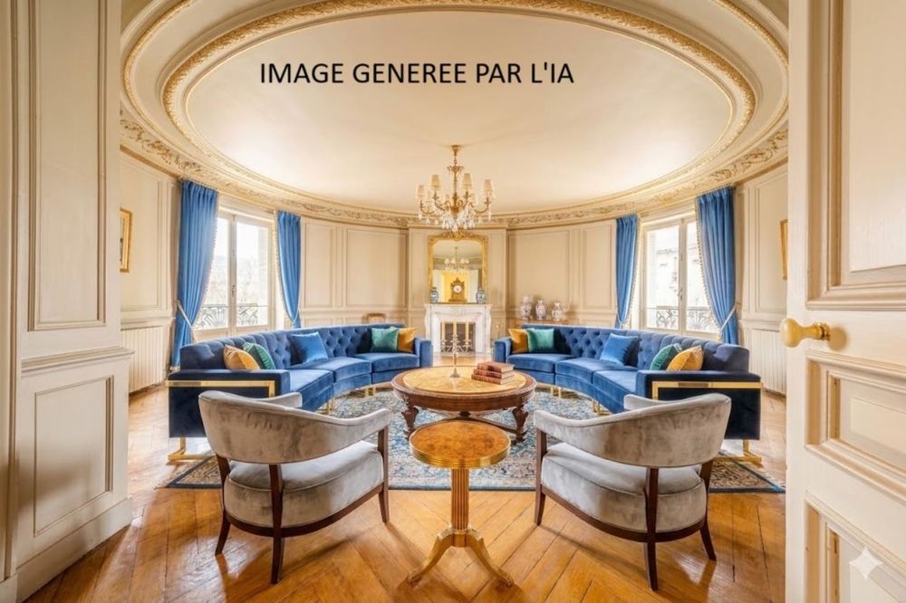 Appartement haussmannien de caractère – 147 m² – Balcons....