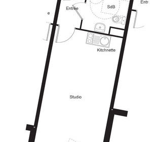  Appartement � vendre 1 pi�ce 28 m�