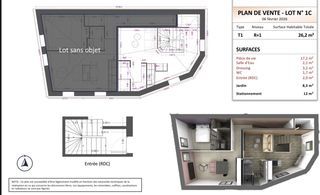  Appartement � vendre 1 pi�ce 26 m�