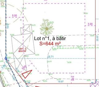  Terrain � vendre 644 m�