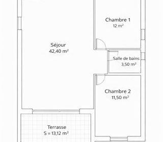  Appartement � vendre 3 pi�ces 76 m�