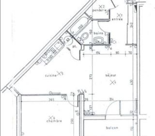  Appartement � louer 47 m�