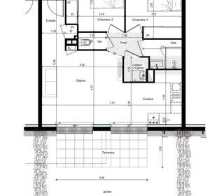  Appartement � vendre 3 pi�ces 59 m�