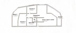  Appartement � vendre 3 pi�ces 80 m�