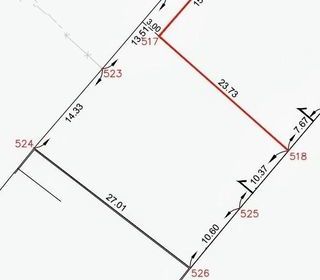  Terrain � vendre 870 m�