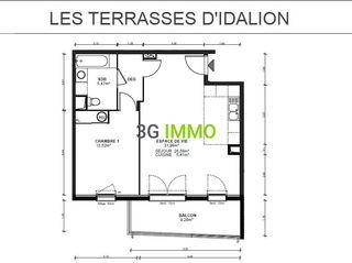  Appartement � vendre 2 pi�ces 54 m�