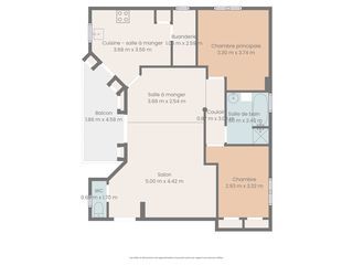  Appartement � vendre 3 pi�ces 70 m�