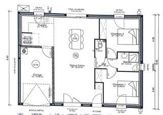  Maison � vendre 3 pi�ces 66 m�