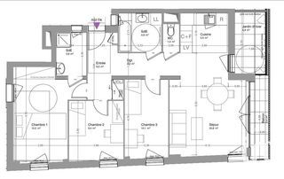  Appartement � vendre 4 pi�ces 82 m�