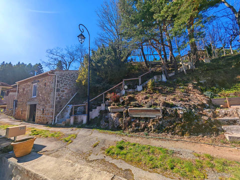   Maison en pierre avec d�pendance et jardin   Alboussi�re (Ard�che Verte) Maison - 4 pi�ce(s) - 63 m�