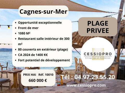PLAGE PRIVEE CAGNES SUR MER 660000 06800 Cagnes sur mer